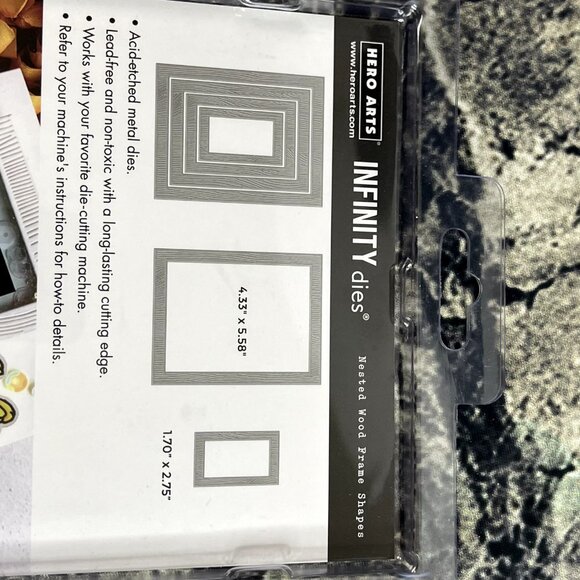 Hero Arts WOOD FRAME INFINITY NESTING DIES Set DI643 - Picture 8 of 9